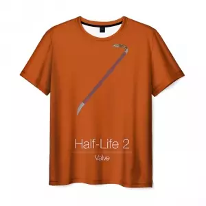 T-shirt Tire iron Half-Life orange print Idolstore - Merchandise and Collectibles Merchandise, Toys and Collectibles 2