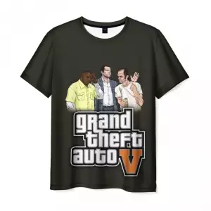 T-shirt GTA 5 characters merch print Idolstore - Merchandise and Collectibles Merchandise, Toys and Collectibles 2