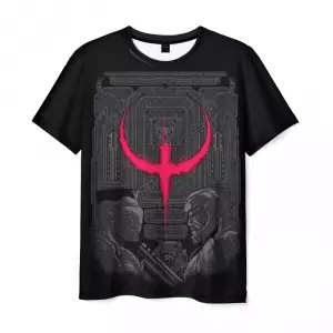 T-shirt Quake champions print black Idolstore - Merchandise and Collectibles Merchandise, Toys and Collectibles 2