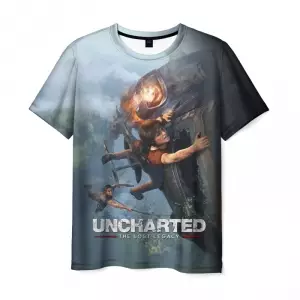 T-shirt Uncharted title print design Idolstore - Merchandise and Collectibles Merchandise, Toys and Collectibles 2