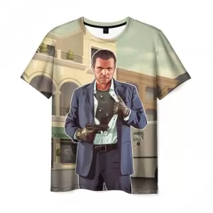 T-shirt Michael GTA character print Idolstore - Merchandise and Collectibles Merchandise, Toys and Collectibles 2