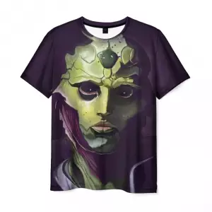 T-shirt Mass Effect face print design Idolstore - Merchandise and Collectibles Merchandise, Toys and Collectibles 2