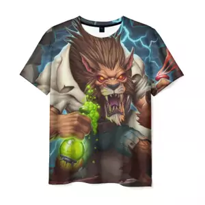 T-shirt Mad doctor Hearthstone print hero Idolstore - Merchandise and Collectibles Merchandise, Toys and Collectibles 2
