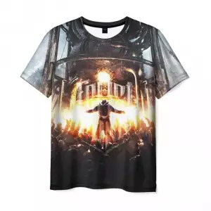 T-shirt Frostpunk city print design Idolstore - Merchandise and Collectibles Merchandise, Toys and Collectibles 2