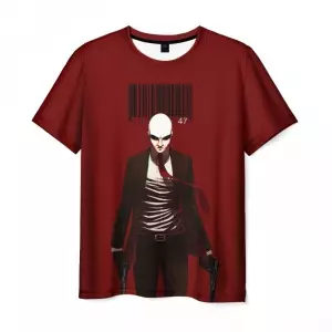 T-shirt Hitman brown print merch Idolstore - Merchandise and Collectibles Merchandise, Toys and Collectibles 2