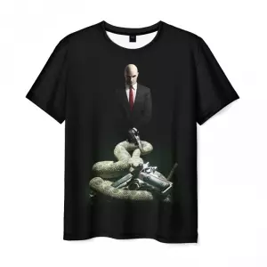 T-shirt black print Hitman apparel Idolstore - Merchandise and Collectibles Merchandise, Toys and Collectibles 2