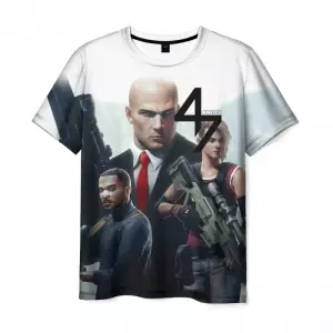 T-shirt AGENT 47 HITMAN Hitman white Idolstore - Merchandise and Collectibles Merchandise, Toys and Collectibles 2