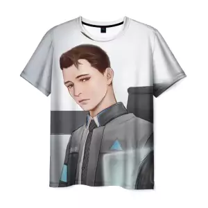 T-shirt Connor Detroit face print white Idolstore - Merchandise and Collectibles Merchandise, Toys and Collectibles 2