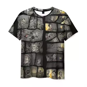 T-shirt Don’t starve comics print black Idolstore - Merchandise and Collectibles Merchandise, Toys and Collectibles 2