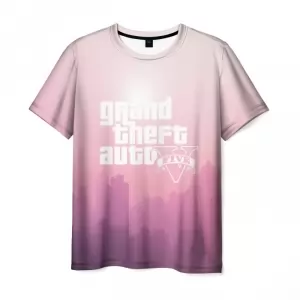 T-shirt GTA pink gradient design Idolstore - Merchandise and Collectibles Merchandise, Toys and Collectibles 2