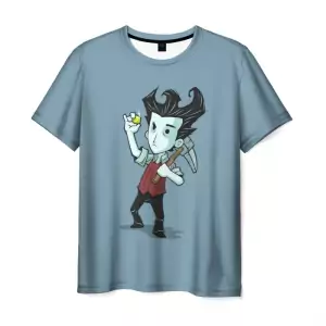 T-shirt Don’t Starve gray print design Idolstore - Merchandise and Collectibles Merchandise, Toys and Collectibles 2
