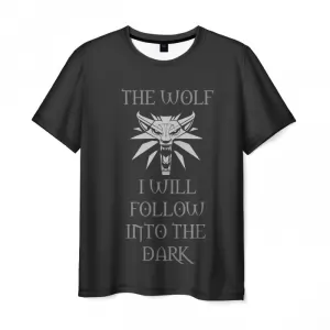 T-shirt Witcher I will Follow into the dark Idolstore - Merchandise and Collectibles Merchandise, Toys and Collectibles 2