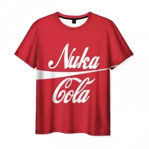 Men’s t-shirt NUKA COLA Red Fallout Print Idolstore - Merchandise and Collectibles Merchandise, Toys and Collectibles 2