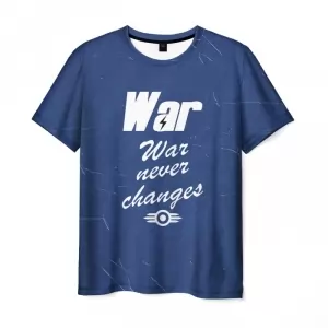 Men’s t-shirt WAR NEVER CHANGES Fallout Idolstore - Merchandise and Collectibles Merchandise, Toys and Collectibles 2