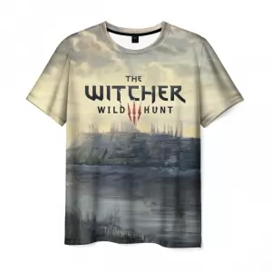 Men’s t-shirt The Witcher Wild Hunt Title Idolstore - Merchandise and Collectibles Merchandise, Toys and Collectibles 2
