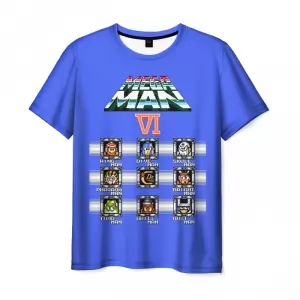 Men’s t-shirt Mega man 4 Logo Tetris 8 Bit Idolstore - Merchandise and Collectibles Merchandise, Toys and Collectibles 2