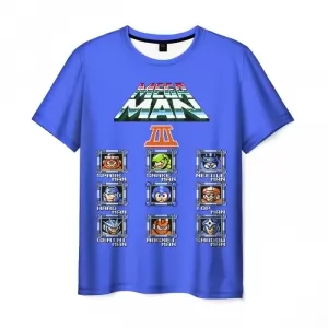 Men’s t-shirt Mega man Tetris 8 Bit Idolstore - Merchandise and Collectibles Merchandise, Toys and Collectibles 2