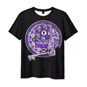 Men’s t-shirt Kingdom Hearts Purple Circle Idolstore - Merchandise and Collectibles Merchandise, Toys and Collectibles 2