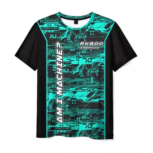 Men’s t-shirt Am i A machine? Detroit become human Idolstore - Merchandise and Collectibles Merchandise, Toys and Collectibles 2