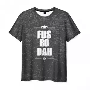 Men’s t-shirt Fus Ro Dah Sign Skyrim Idolstore - Merchandise and Collectibles Merchandise, Toys and Collectibles 2