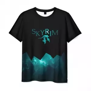 Men’s t-shirt Elder Scrolls Skyrim Flying Dragon Idolstore - Merchandise and Collectibles Merchandise, Toys and Collectibles 2