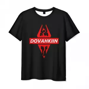Men’s t-shirt Dovahkiin Skyrim Elder Scrolls Idolstore - Merchandise and Collectibles Merchandise, Toys and Collectibles 2