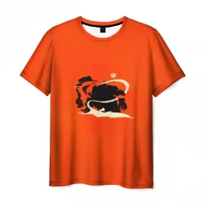 Men’s t-shirt Red Dead Redemption 2 Orange Print Idolstore - Merchandise and Collectibles Merchandise, Toys and Collectibles 2