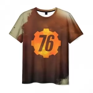 Men’s t-shirt Fallout 76 Shelter Logotype Idolstore - Merchandise and Collectibles Merchandise, Toys and Collectibles 2