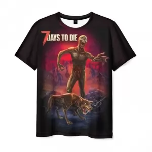 Men’s t-shirt 7 days to die Feral Black Idolstore - Merchandise and Collectibles Merchandise, Toys and Collectibles 2