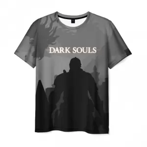 Men’s t-shirt Dark Souls Game print black Idolstore - Merchandise and Collectibles Merchandise, Toys and Collectibles 2