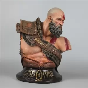 Scale Kratos Bust God Of War 4 Midgard Statue Collectible Idolstore - Merchandise and Collectibles Merchandise, Toys and Collectibles 2