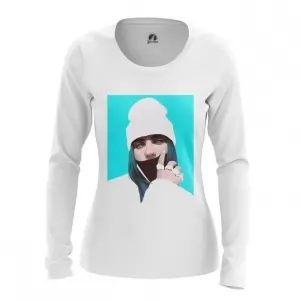 Women’s long sleeve Billie Eilish white Beanie Hat Idolstore - Merchandise and Collectibles Merchandise, Toys and Collectibles 2