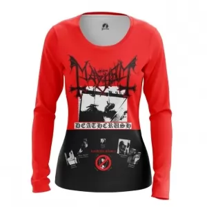 Women’s long sleeve Mayhem Norwegian black metal Idolstore - Merchandise and Collectibles Merchandise, Toys and Collectibles 2