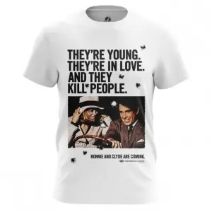 Men’s t-shirt Bonnie and Clyde Jersey Print Top Idolstore - Merchandise and Collectibles Merchandise, Toys and Collectibles 2