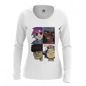 Women’s long sleeve Gorillaz band Characters print Idolstore - Merchandise and Collectibles Merchandise, Toys and Collectibles 2