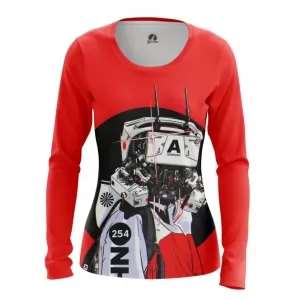 Women’s long sleeve Robot Cyberpunk Red Idolstore - Merchandise and Collectibles Merchandise, Toys and Collectibles 2