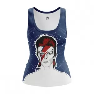 Women’s vest David Bowie Ziggy Stardust top Tank Idolstore - Merchandise and Collectibles Merchandise, Toys and Collectibles 2