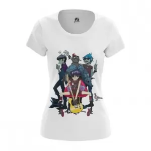 Women’s t-shirt Gorillaz Band Jersey Print Top Idolstore - Merchandise and Collectibles Merchandise, Toys and Collectibles 2