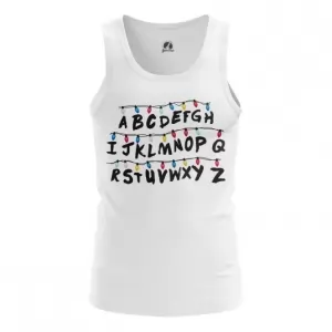 Men’s vest Stranger Things Alphabet top Idolstore - Merchandise and Collectibles Merchandise, Toys and Collectibles 2