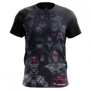 Men’s t-shirt Cyber zombie Cyberpunk Top Idolstore - Merchandise and Collectibles Merchandise, Toys and Collectibles 2
