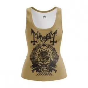 Women’s vest Mayhem black metal band Psywar top Tank Idolstore - Merchandise and Collectibles Merchandise, Toys and Collectibles 2