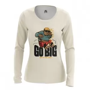 Women’s long sleeve Hip Hop Biggie Smalls Go big Idolstore - Merchandise and Collectibles Merchandise, Toys and Collectibles 2