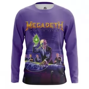 Men’s long sleeve Rust in Peace Megadeth Purple Idolstore - Merchandise and Collectibles Merchandise, Toys and Collectibles 2