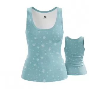 Women’s vest Snowflakes Pattern Snow Falling top Tank Idolstore - Merchandise and Collectibles Merchandise, Toys and Collectibles 2