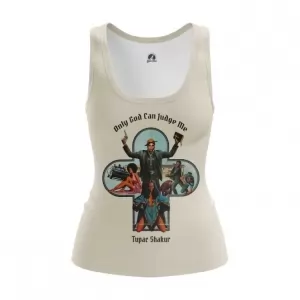 Women’s vest Only God Can Judge Me 2pac top Tank Idolstore - Merchandise and Collectibles Merchandise, Toys and Collectibles 2