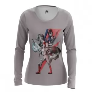 Women’s long sleeve David Bowie Alter-Egos Print Idolstore - Merchandise and Collectibles Merchandise, Toys and Collectibles 2