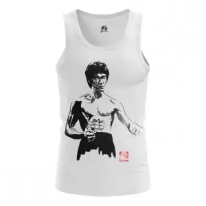 Men’s vest top Bruce Lee Black and white print Idolstore - Merchandise and Collectibles Merchandise, Toys and Collectibles 2