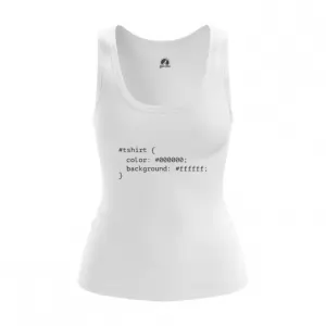 Women’s vest CSS Styles Print web humor top Tank Idolstore - Merchandise and Collectibles Merchandise, Toys and Collectibles 2