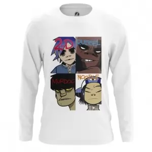 Men’s long sleeve Gorillaz band Characters print Idolstore - Merchandise and Collectibles Merchandise, Toys and Collectibles 2