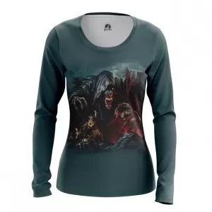 Buy women's long sleeve powerwolf band cover print - product collection